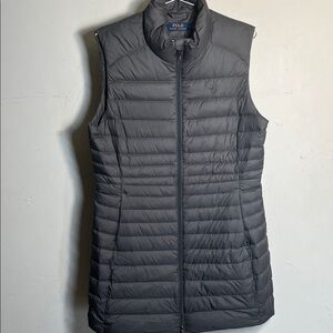 Polo Ralph Lauren Duck Down Puffer Vest Sleeveless Jacket Insulated Women Large
